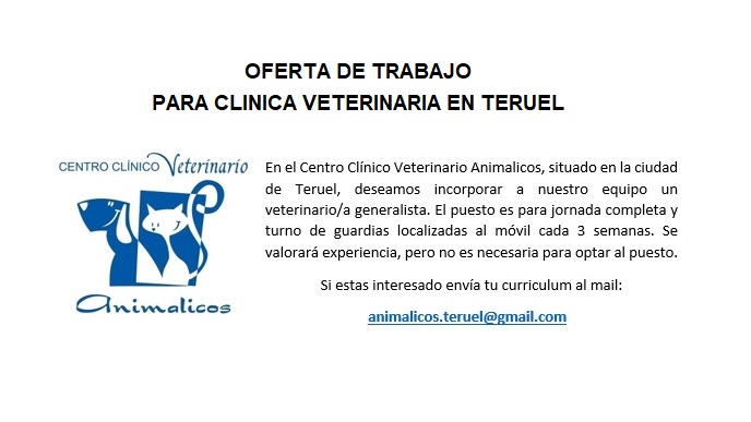 Oferta de empleo Salamanca - Oficial de Veterinarios Salamanca